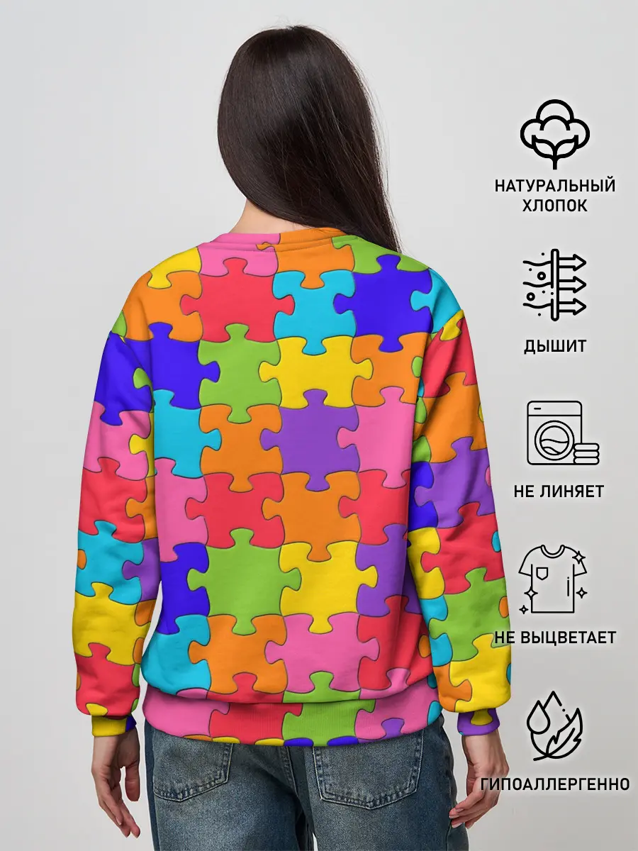 Женский свитшот / Пазлы