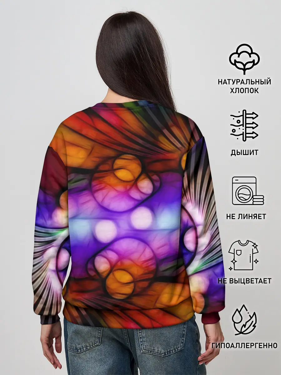 Женский свитшот / Яркое преображение