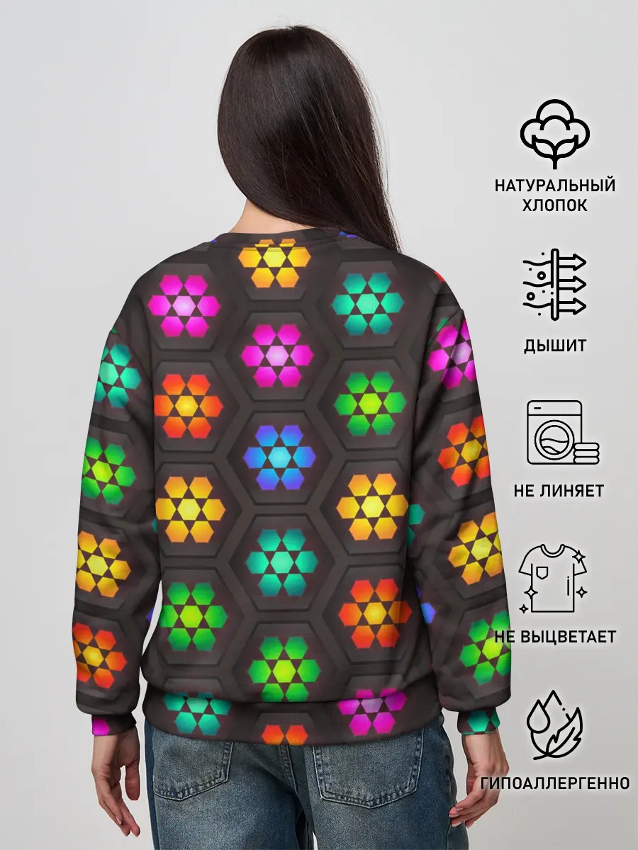 Женский свитшот / Наночастицы