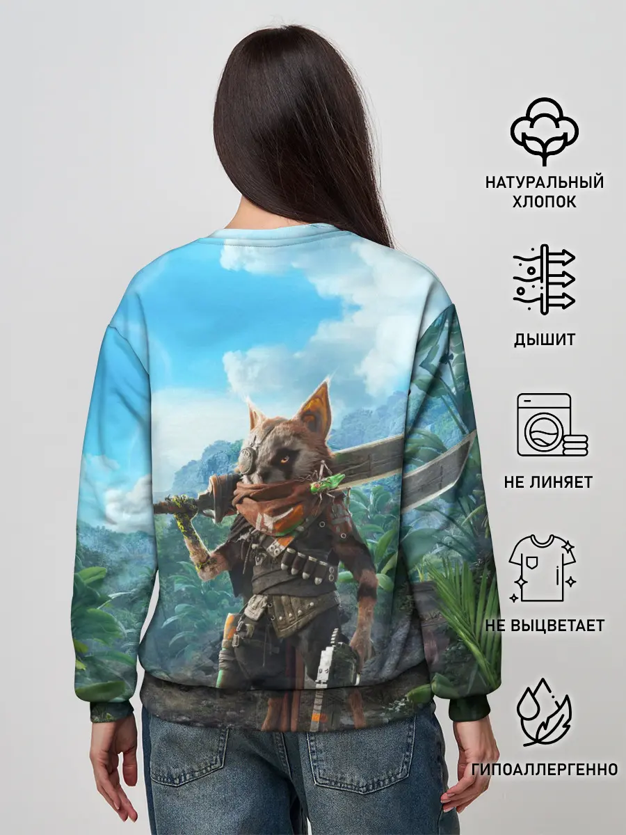 Женский свитшот / Biomutant Биомутант