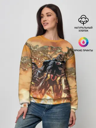 Женский свитшот / Дарксайд и парадемоны