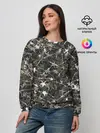Женский свитшот / Звёзды и колючки