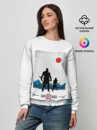 Женский свитшот / God whith son