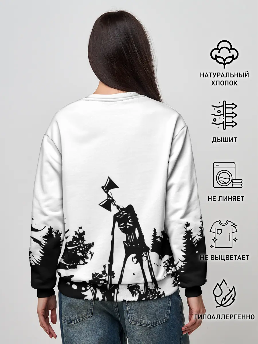 Женский свитшот / Лес сиреноголового