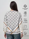Женский свитшот / Luxury white & Gold