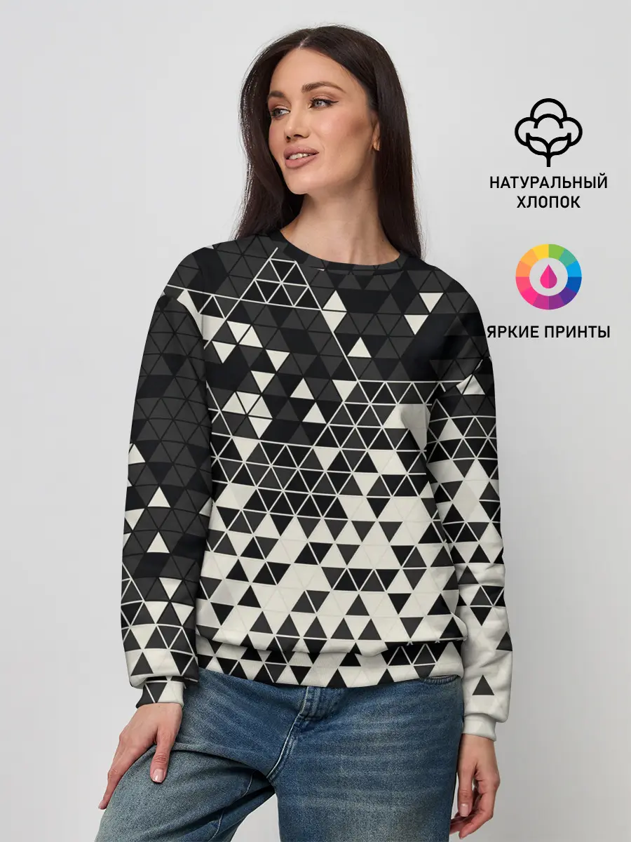 Женский свитшот / Абстракция