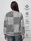 Женский свитшот / Denim Patchwork