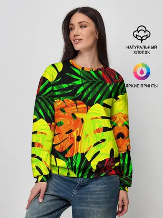 Женский свитшот / ЛИСТЬЯ