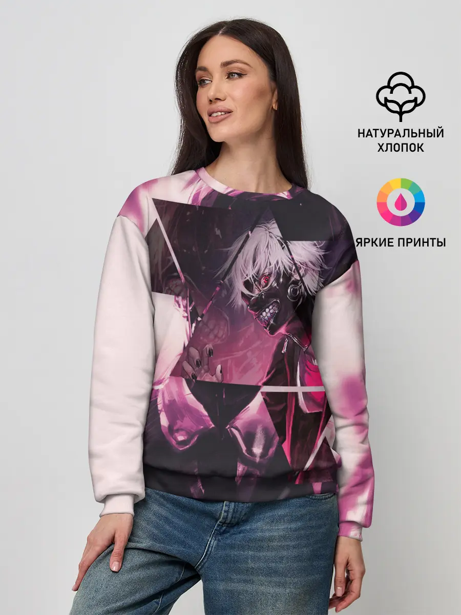 Женский свитшот / Одноглазый король Канеки