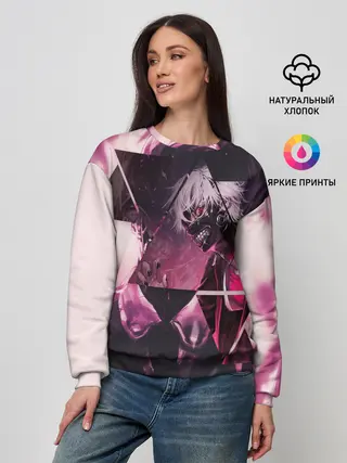 Женский свитшот / Одноглазый король Канеки