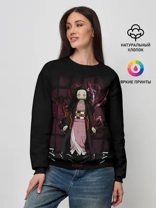 Женский свитшот / Nezuko Kamado Kimetsu no Yaiba