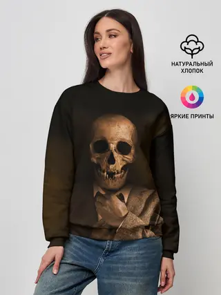 Женский свитшот / Мистер Скелет