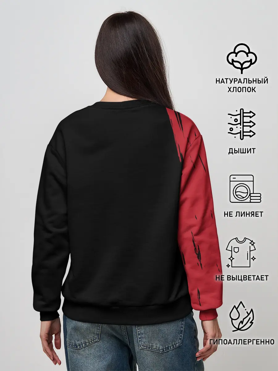 Женский свитшот / Брутальный Кратос | GOW