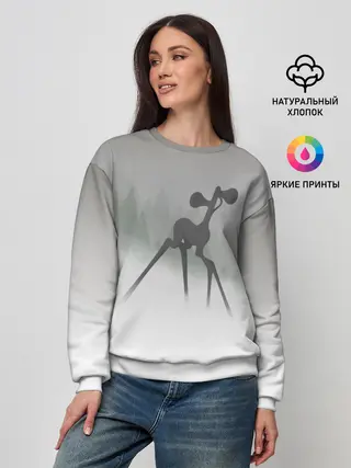 Женский свитшот / Сиренеголовый олень