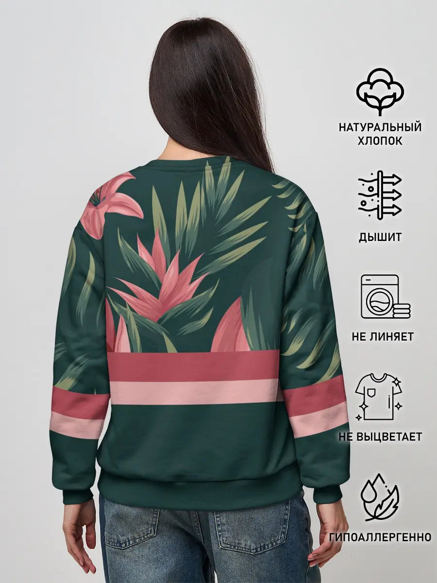 Женский свитшот / Лилии