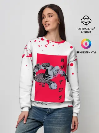 Женский свитшот / Young Kratos
