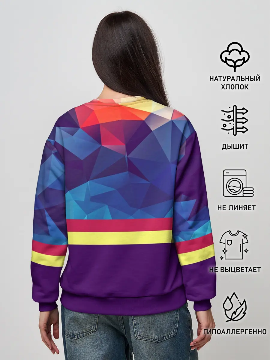 Женский свитшот / Геометрическая Абстракция