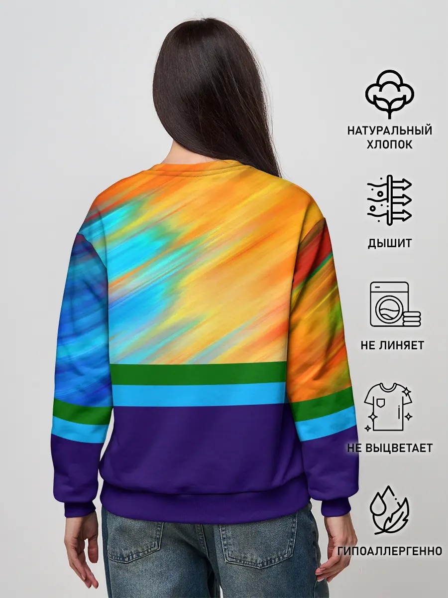 Женский свитшот / Размытие