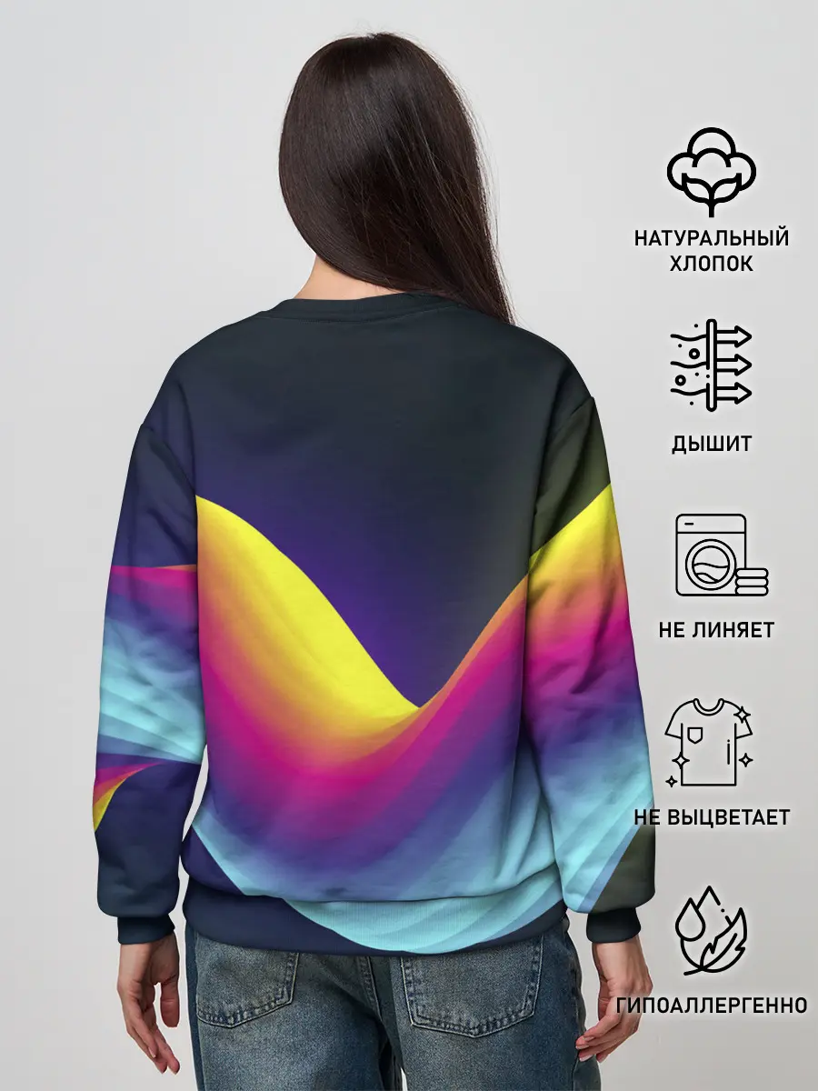 Женский свитшот / Neon wire