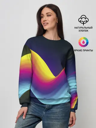 Женский свитшот / Neon wire