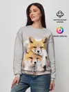 Женский свитшот / Лисята