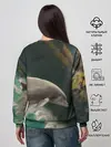 Женский свитшот / Дельфин в облаках
