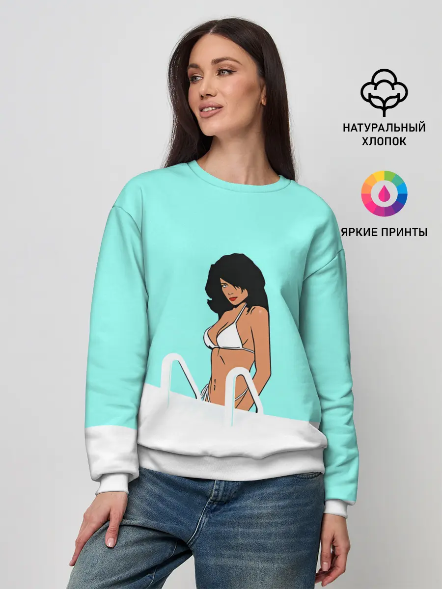 Женский свитшот / Кэнди Сакс | GTA