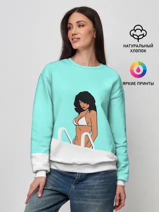 Женский свитшот / Кэнди Сакс | GTA