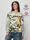 Женский свитшот / Cuphead and Devil