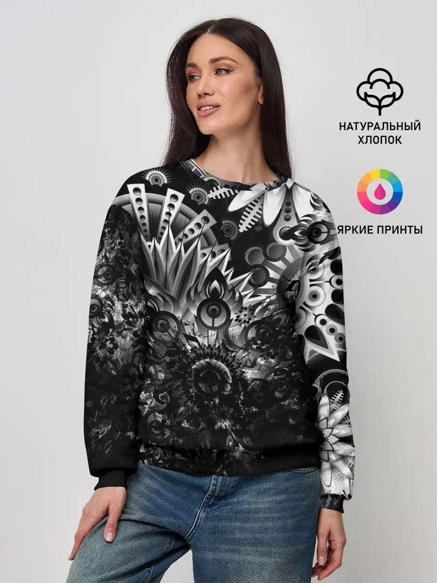 Женский свитшот / Floral Pattern