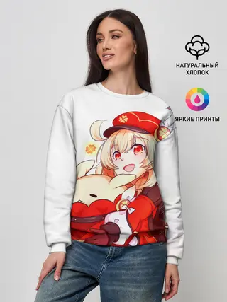 Женский свитшот / Геншин Импакт Кли