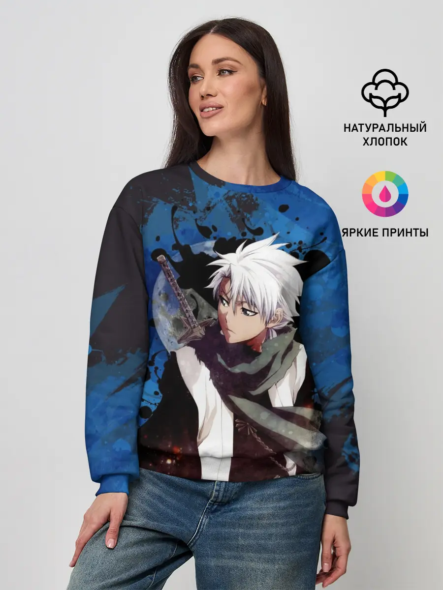 Женский свитшот / Тосиро Хицугая. Блич