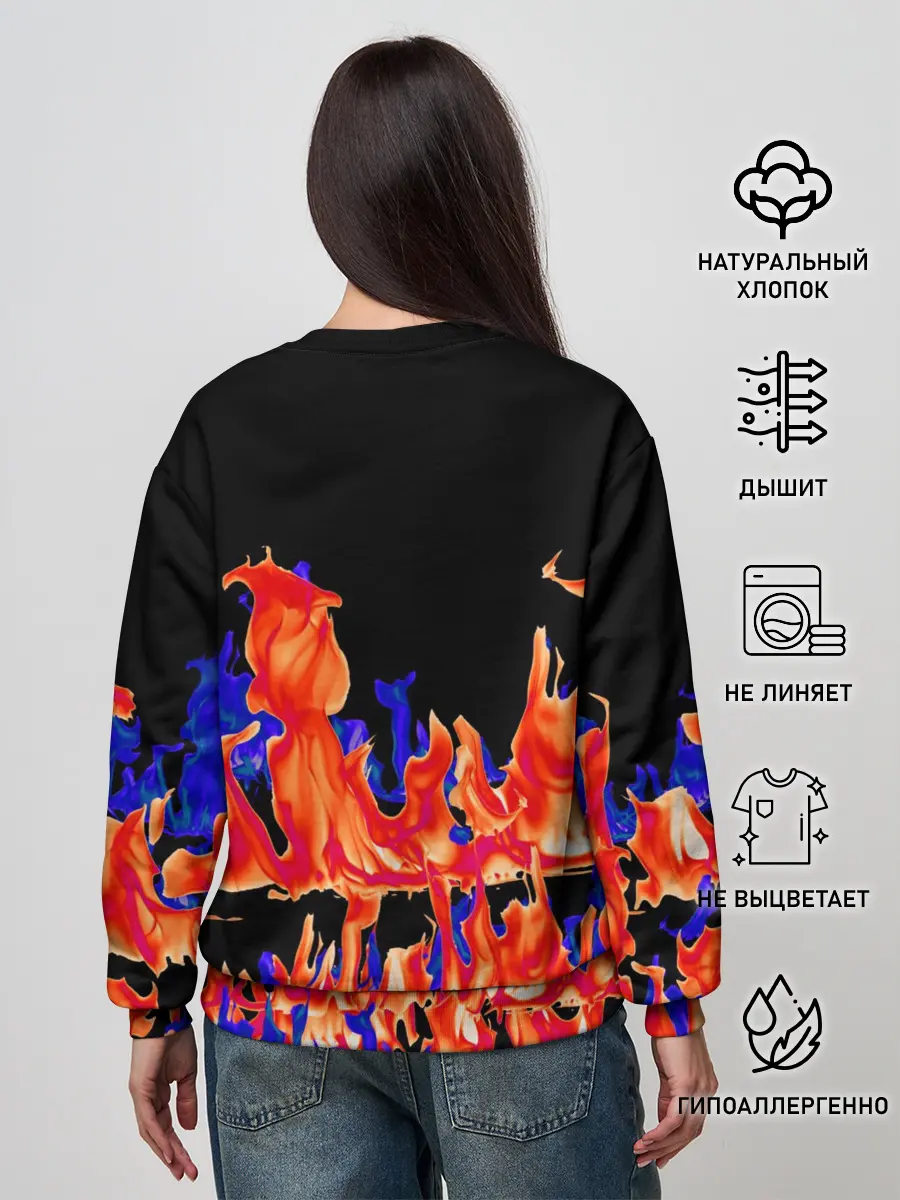 Женский свитшот / Огненный Дракон