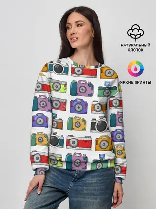 Женский свитшот / Фотоаппараты