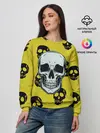 Женский свитшот / Yellow Skulls