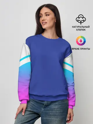 Женский свитшот / NEON GRADIENT FITNESS UNIFORM