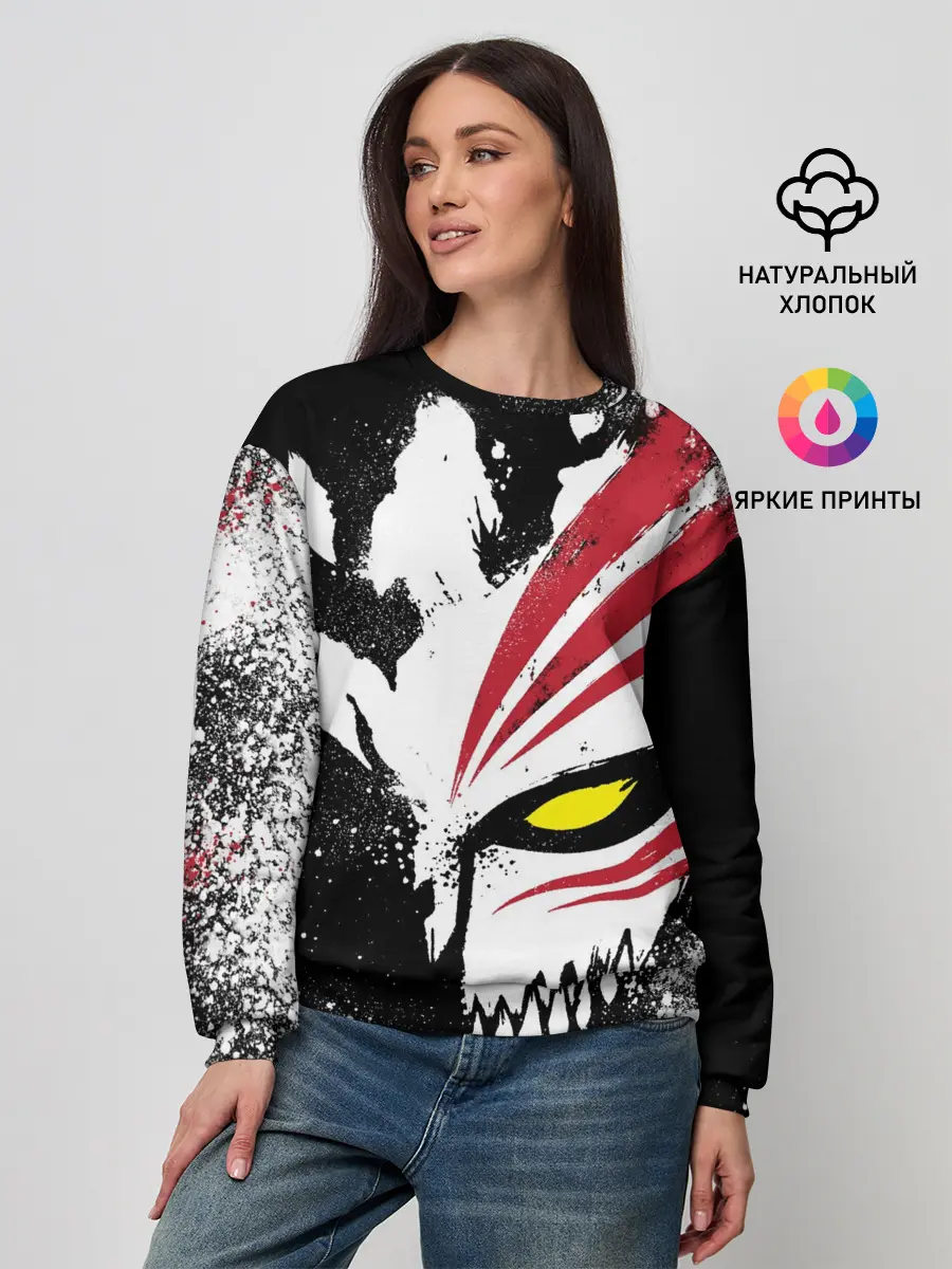 Женский свитшот / БЛИЧ МАСКА | BLEACH