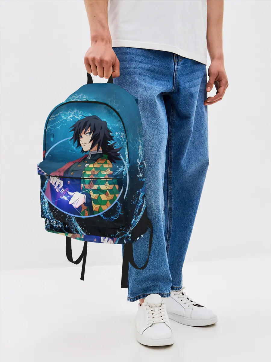 Рюкзак джинсовый / Клинок, убивающий демонов