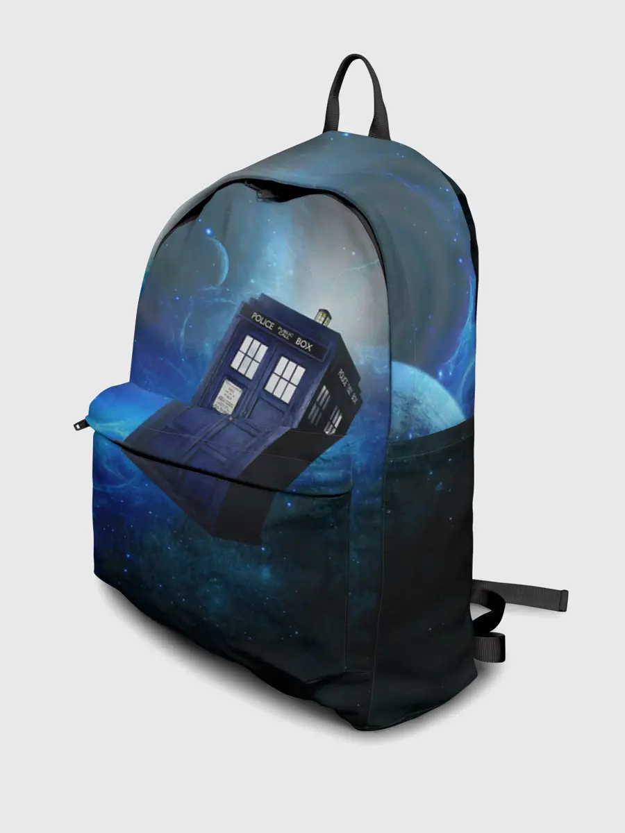 Рюкзак джинсовый / ТАРДИС