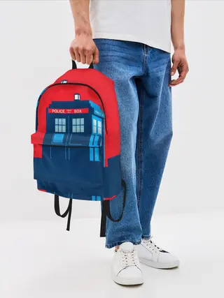 Рюкзак джинсовый / IN TARDIS WE TRUST