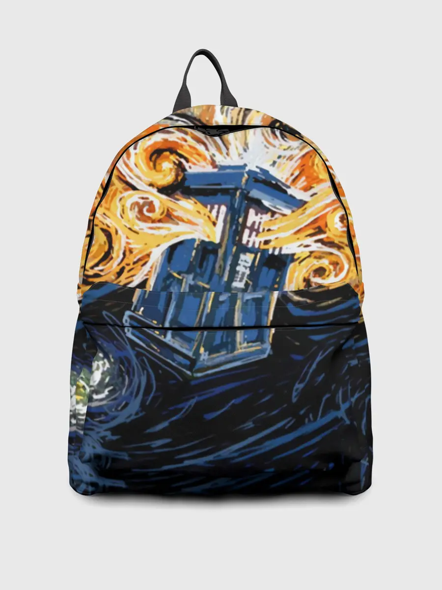 Рюкзак джинсовый / Van Gogh Tardis