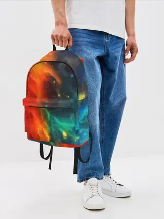 Рюкзак джинсовый / БИТВА КОСМОСА