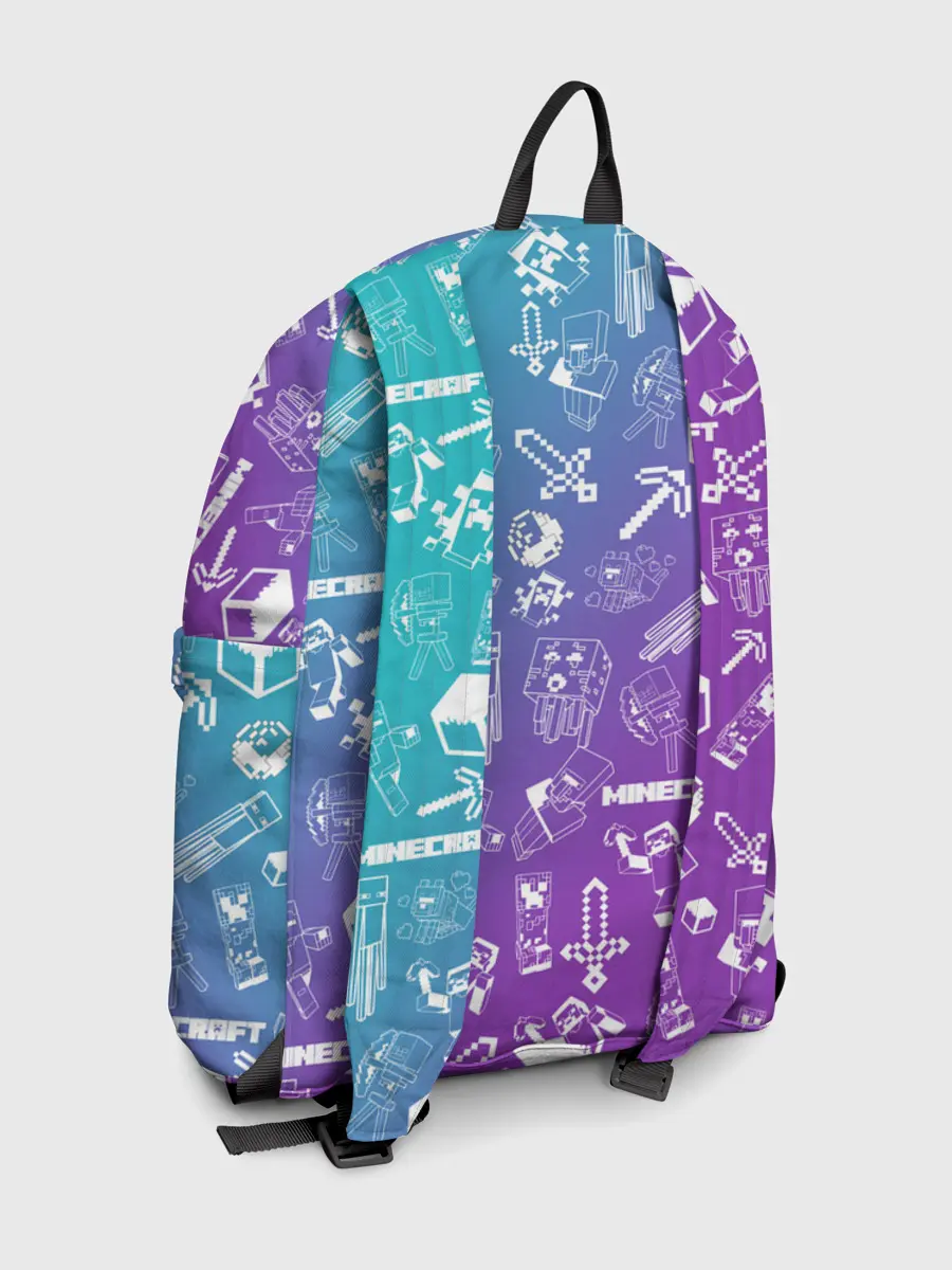 Рюкзак джинсовый / Minecraft pattern