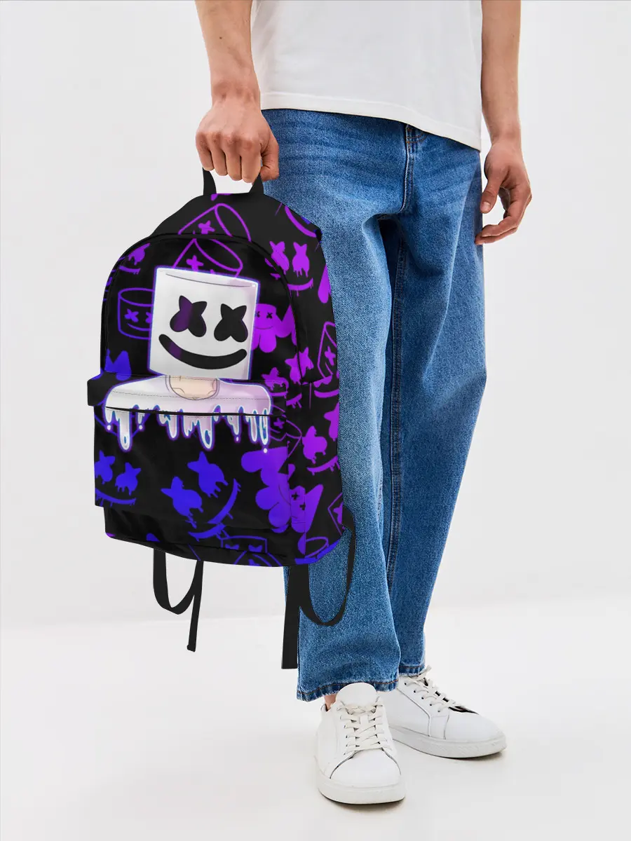 Рюкзак джинсовый / Marshmello