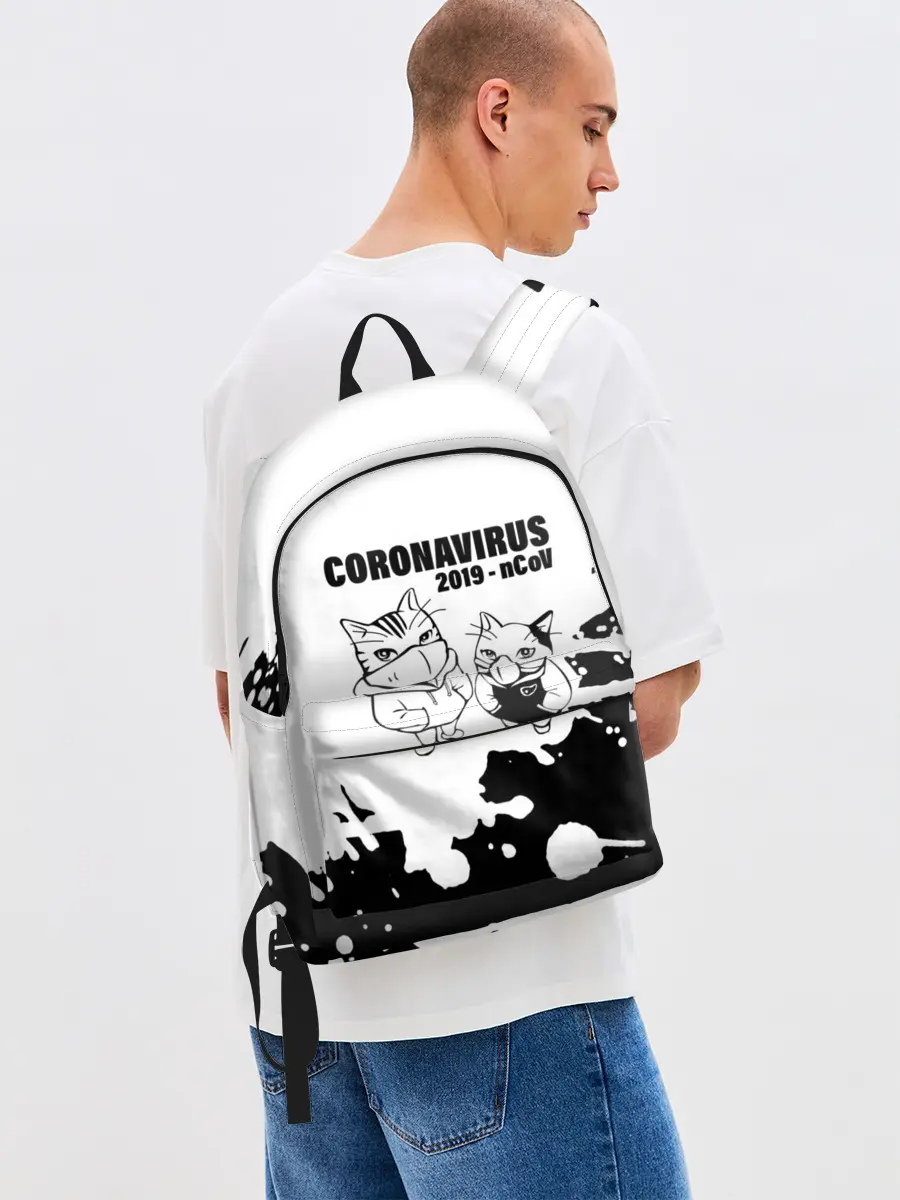 Рюкзак джинсовый / Coronavirus 2019 - nCoV