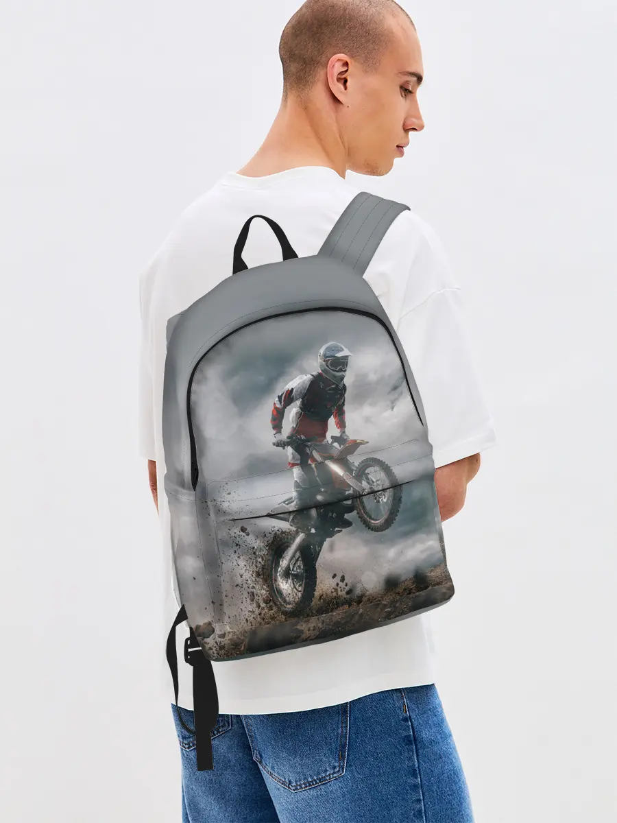Рюкзак джинсовый / МОТОКРОСС КТМ | MOTOCROSS KTM