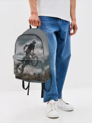 Рюкзак джинсовый / МОТОКРОСС КТМ | MOTOCROSS KTM