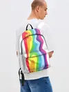 Рюкзак джинсовый / Радуга