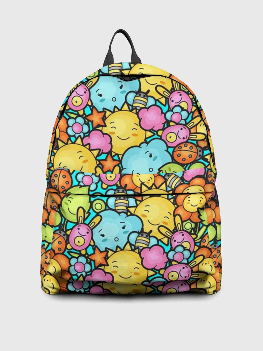 Рюкзак джинсовый / Облачко Солнышко