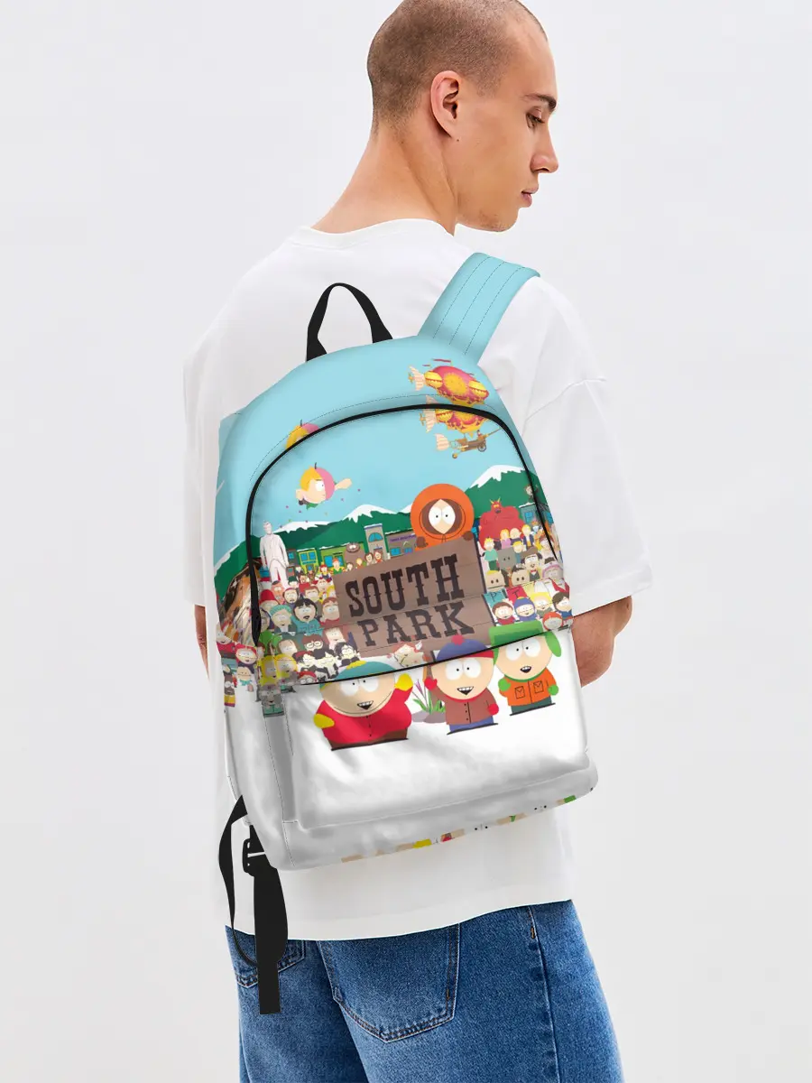 Рюкзак джинсовый / Южный Парк